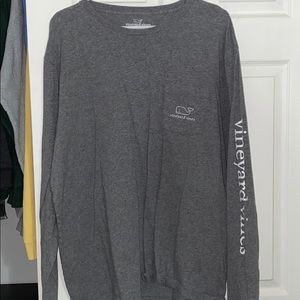 vineyard vines gray long sleeve